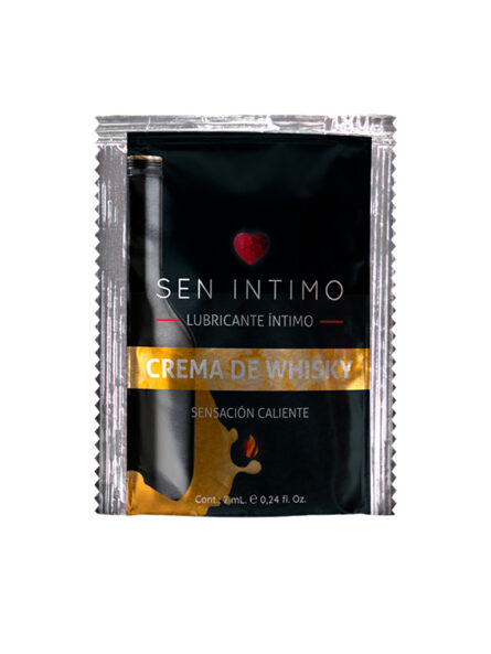 Lubricante caliente sachet crema de whisky x7ml